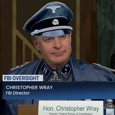 Fascist FBI director Chris Wray